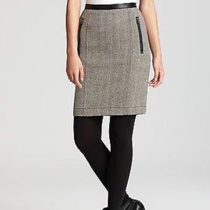Authentic Burberry Brit wool pencil skirt